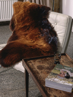 Brown sheepskin Rusty
