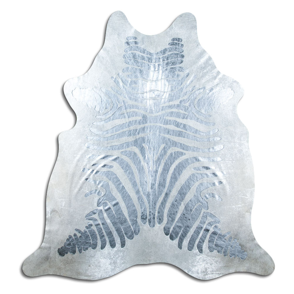 Covor din piele de vacă Zebra XL
