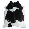 Covor din piele de vacă alb-negru XL