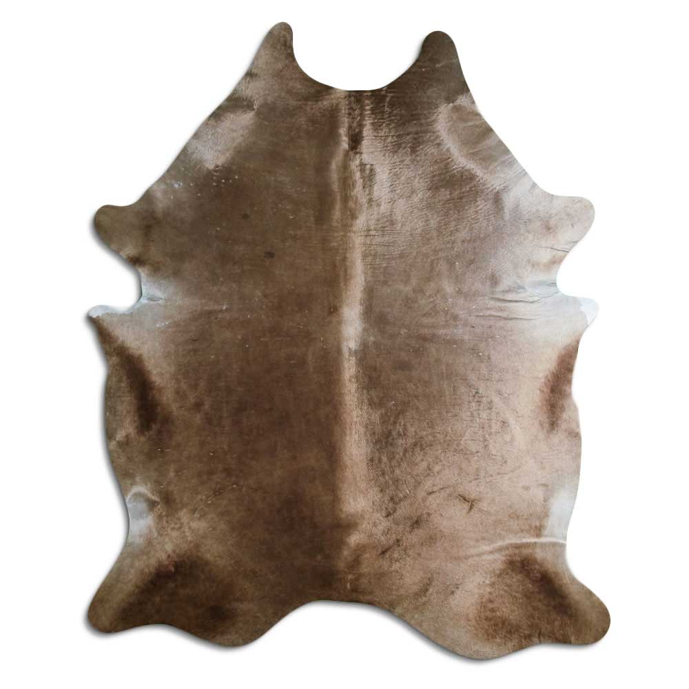 Covor din piele de vacă culoarea șampaniei, mărimea XL
