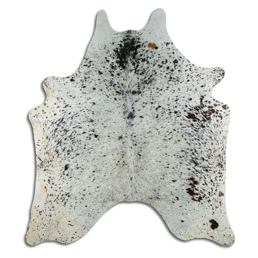 Covor din piele de vacă exotică Salt and Pepper XL
