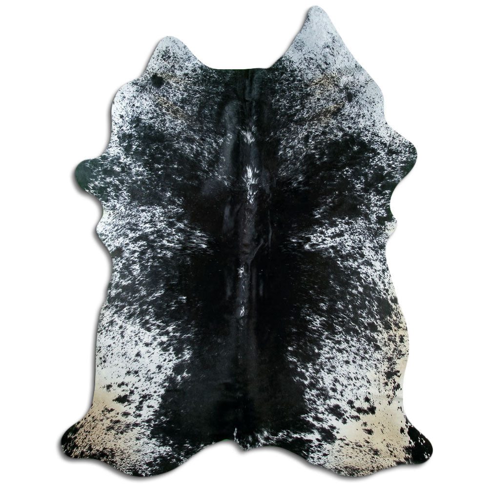Covor din piele de vacă exotică Salt and Pepper XL