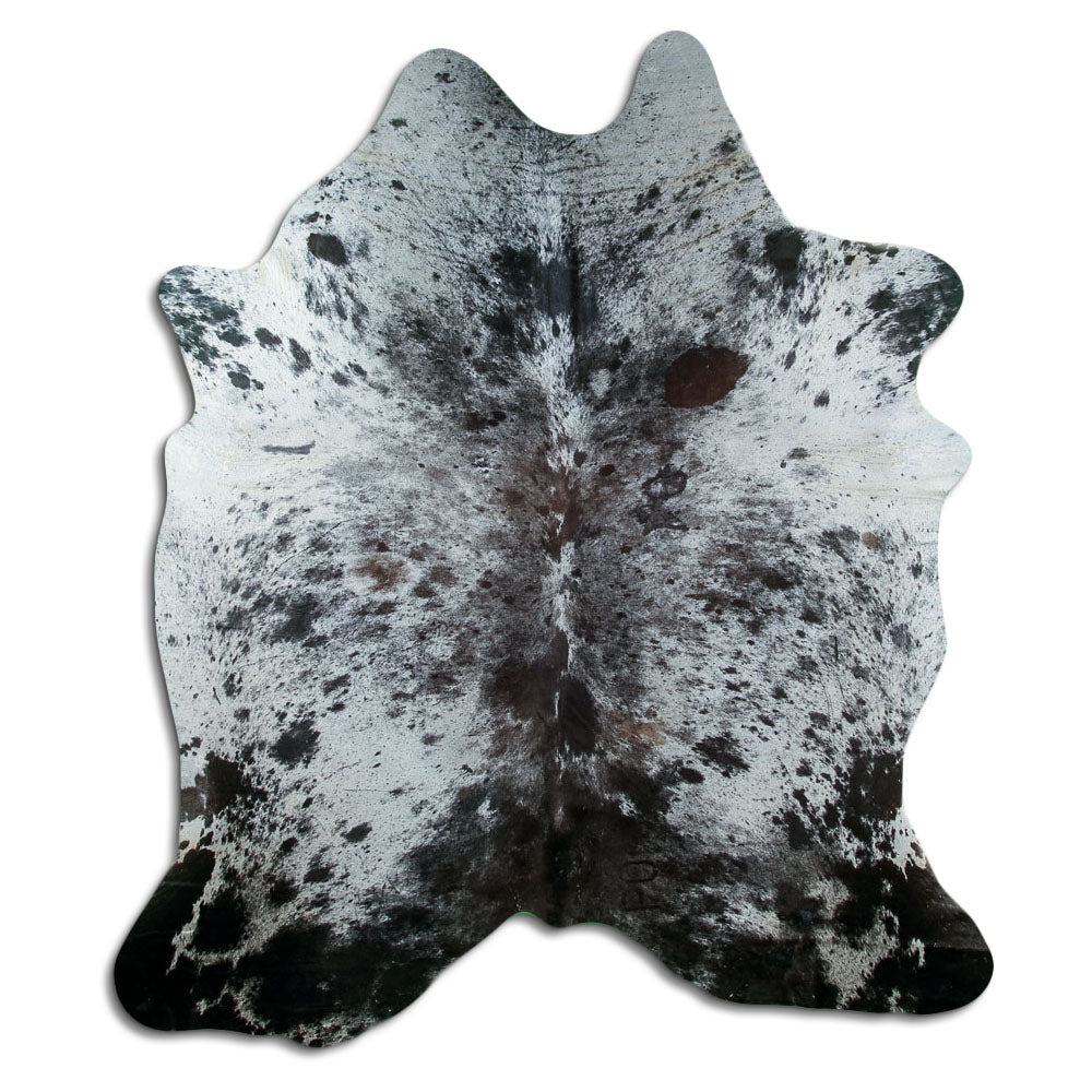 Covor din piele de vacă exotică Salt and Pepper XL