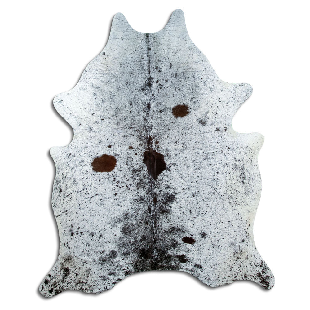 Covor din piele de vacă exotică Salt and Pepper XL