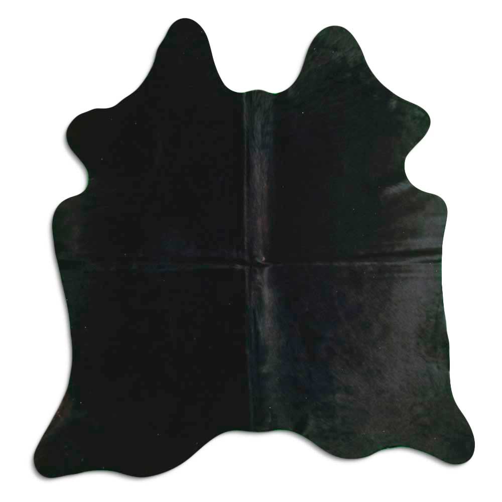 Covor din piele de vacă negru M