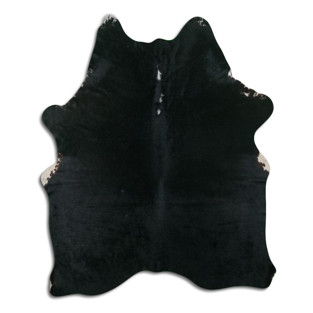 Covor din piele de vacă negru M