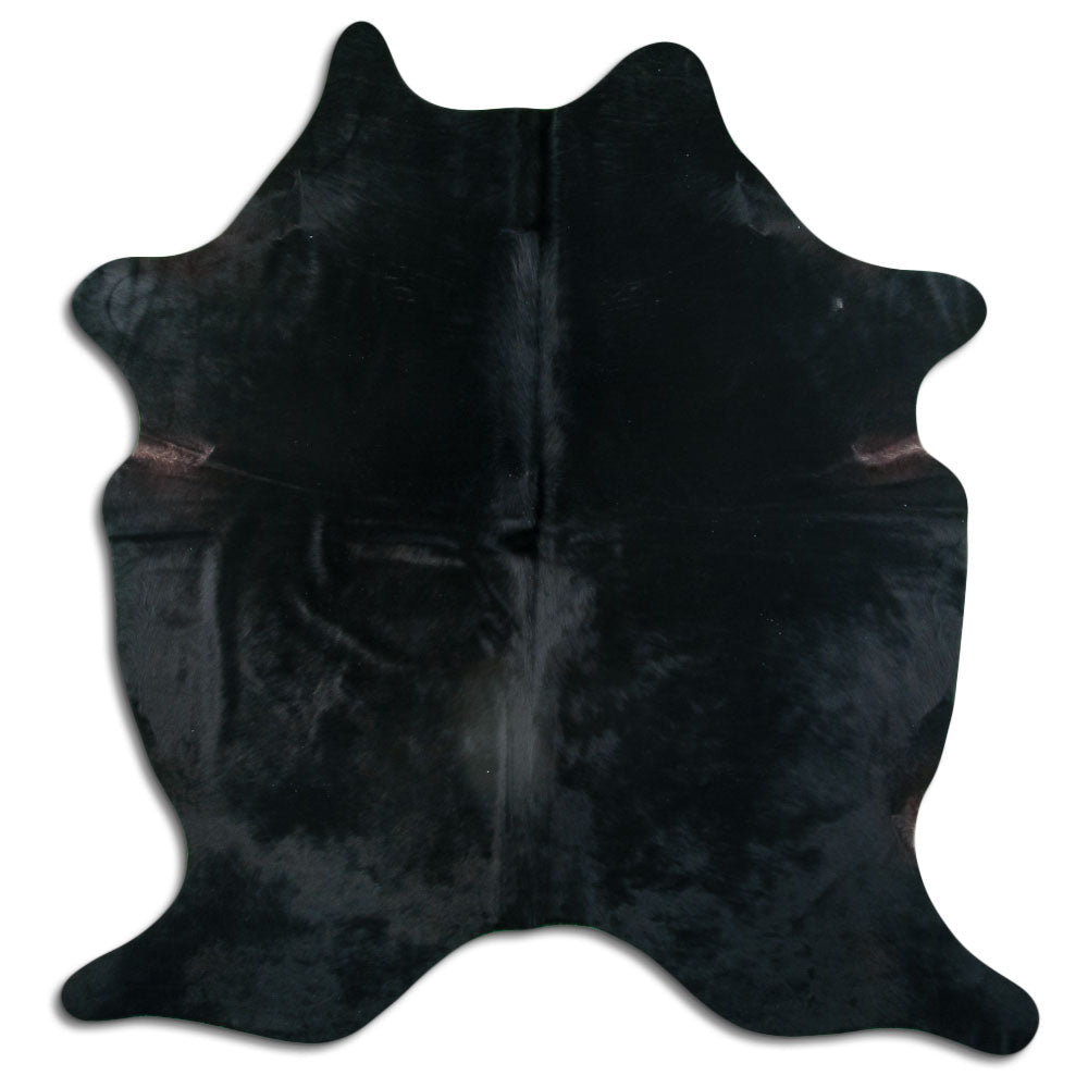 Covor din piele de vacă negru XL