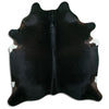Covor din piele de vacă negru XL