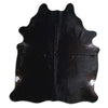 Covor din piele de vacă negru XL