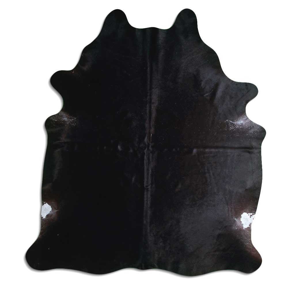 Covor din piele de vacă negru XL