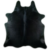 Covor din piele de vacă negru XL