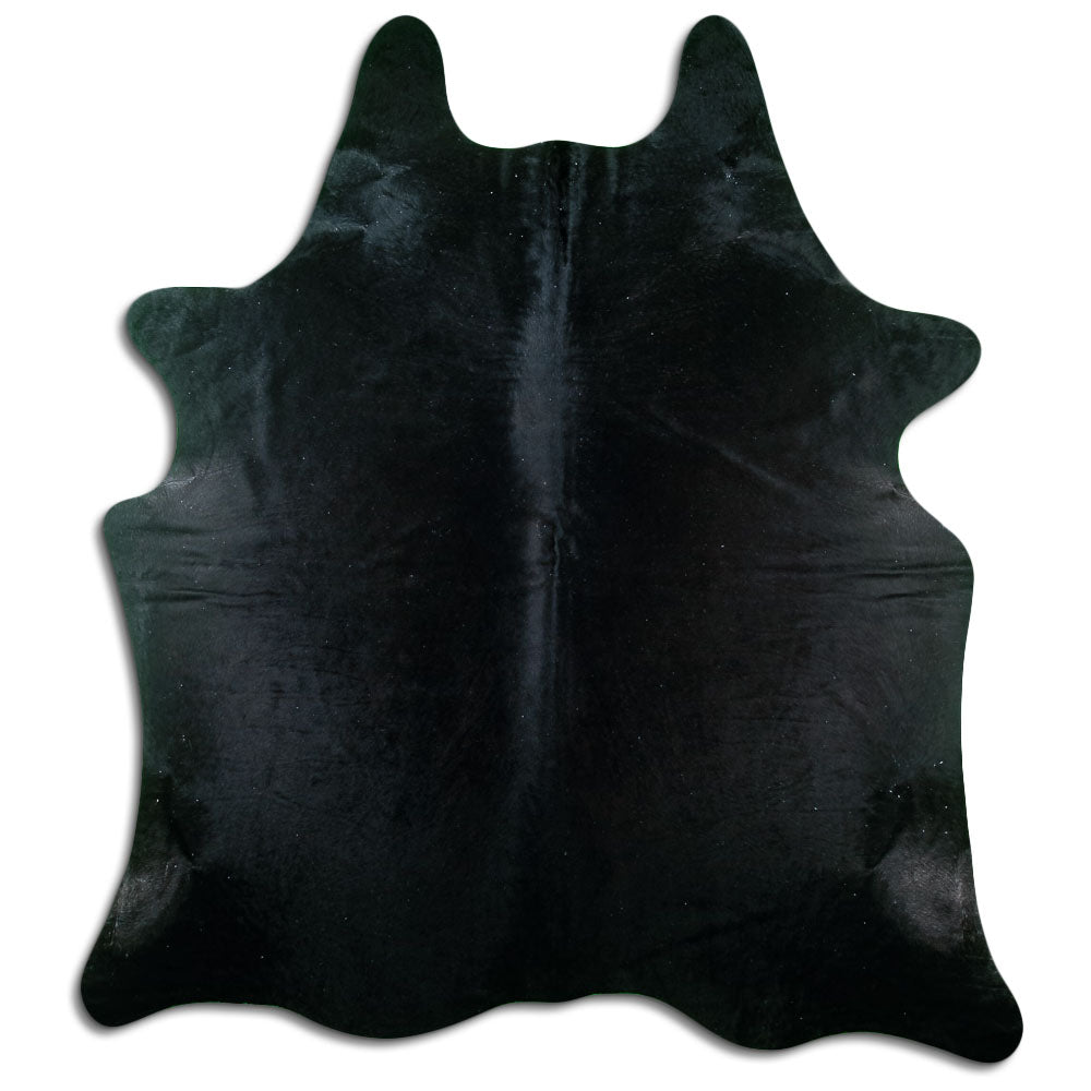 Covor din piele de vacă negru XL