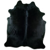Covor din piele de vacă negru XL