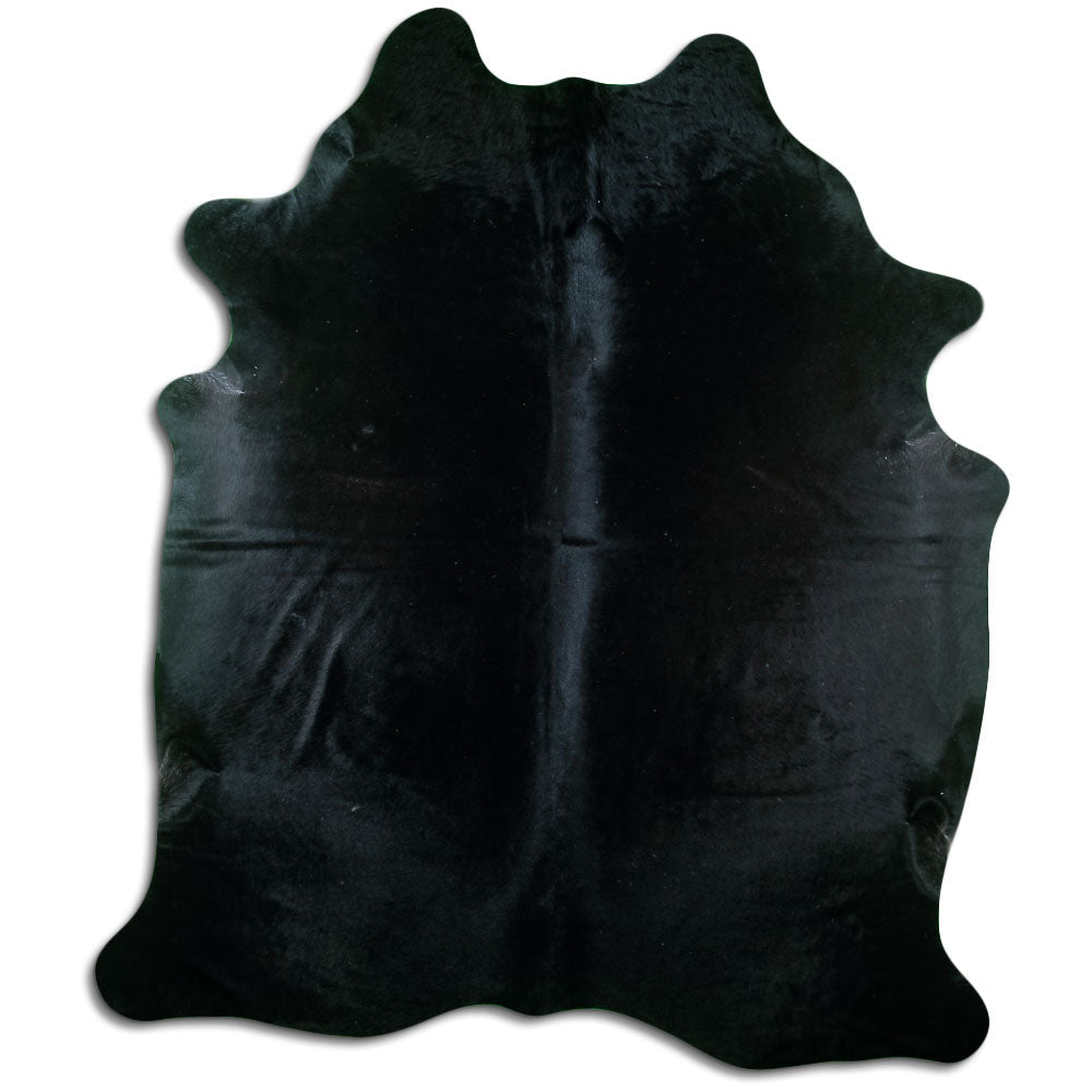 Covor din piele de vacă negru XL