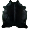 Covor din piele de vacă negru XL