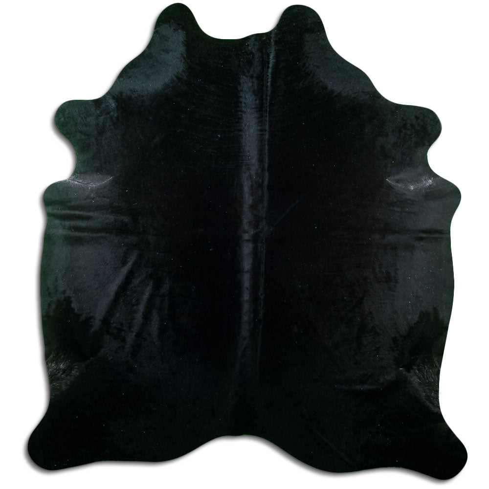 Covor din piele de vacă negru XL