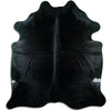 Covor din piele de vacă negru XL
