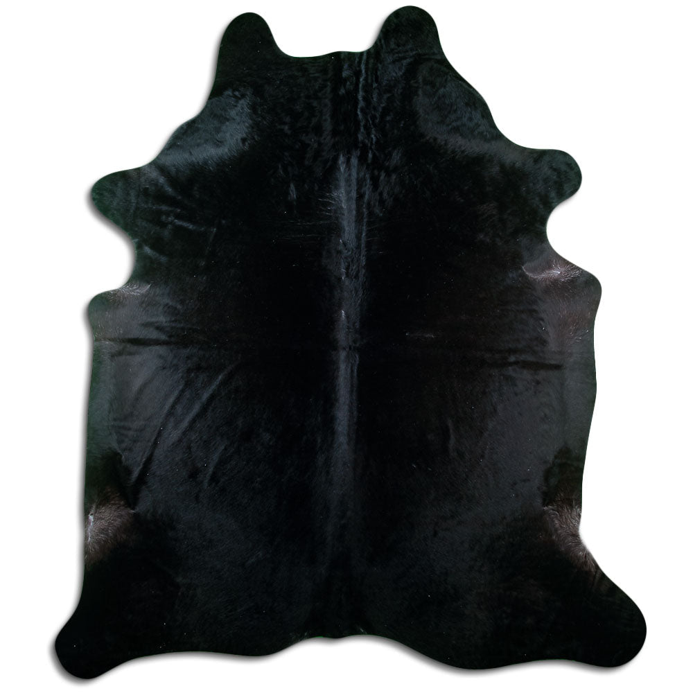 Covor din piele de vacă negru XXL