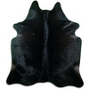 Covor din piele de vacă negru XL