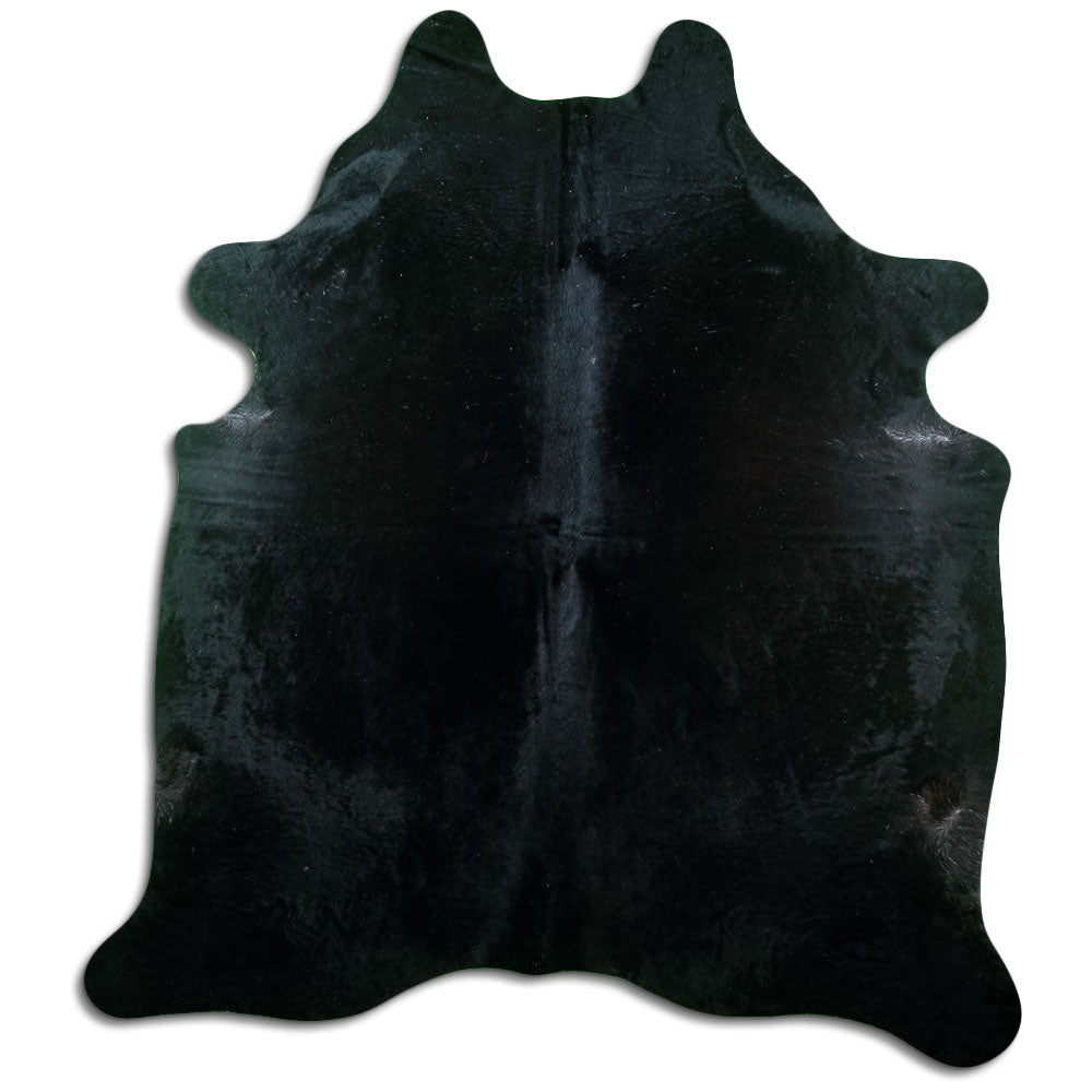 Covor din piele de vacă negru XL