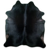 Covor din piele de vacă negru XL