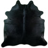 Covor din piele de vacă negru XL