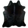 Covor din piele de vacă negru XL
