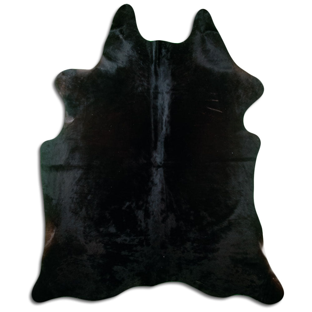 Covor din piele de vacă negru XL