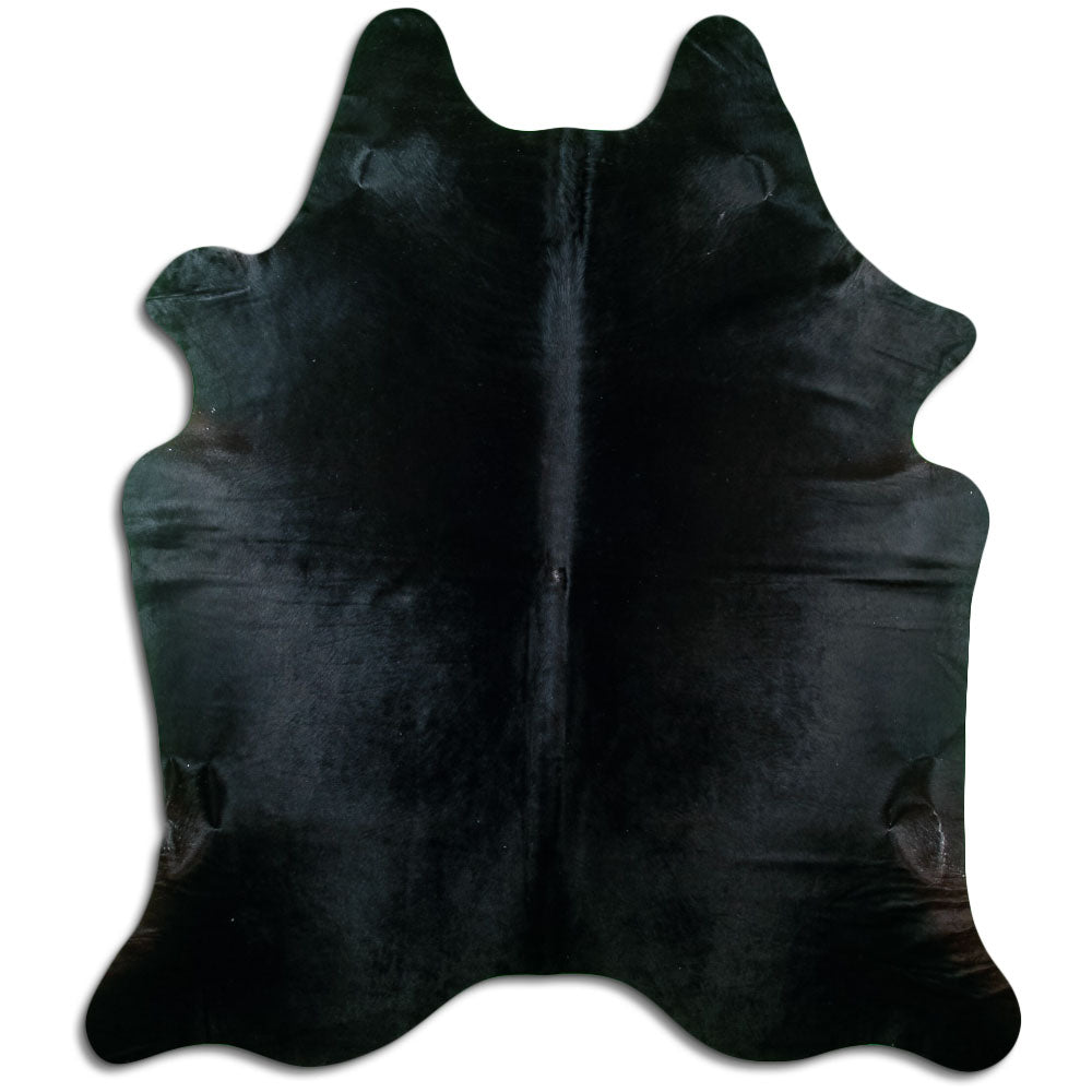 Covor din piele de vacă negru XL