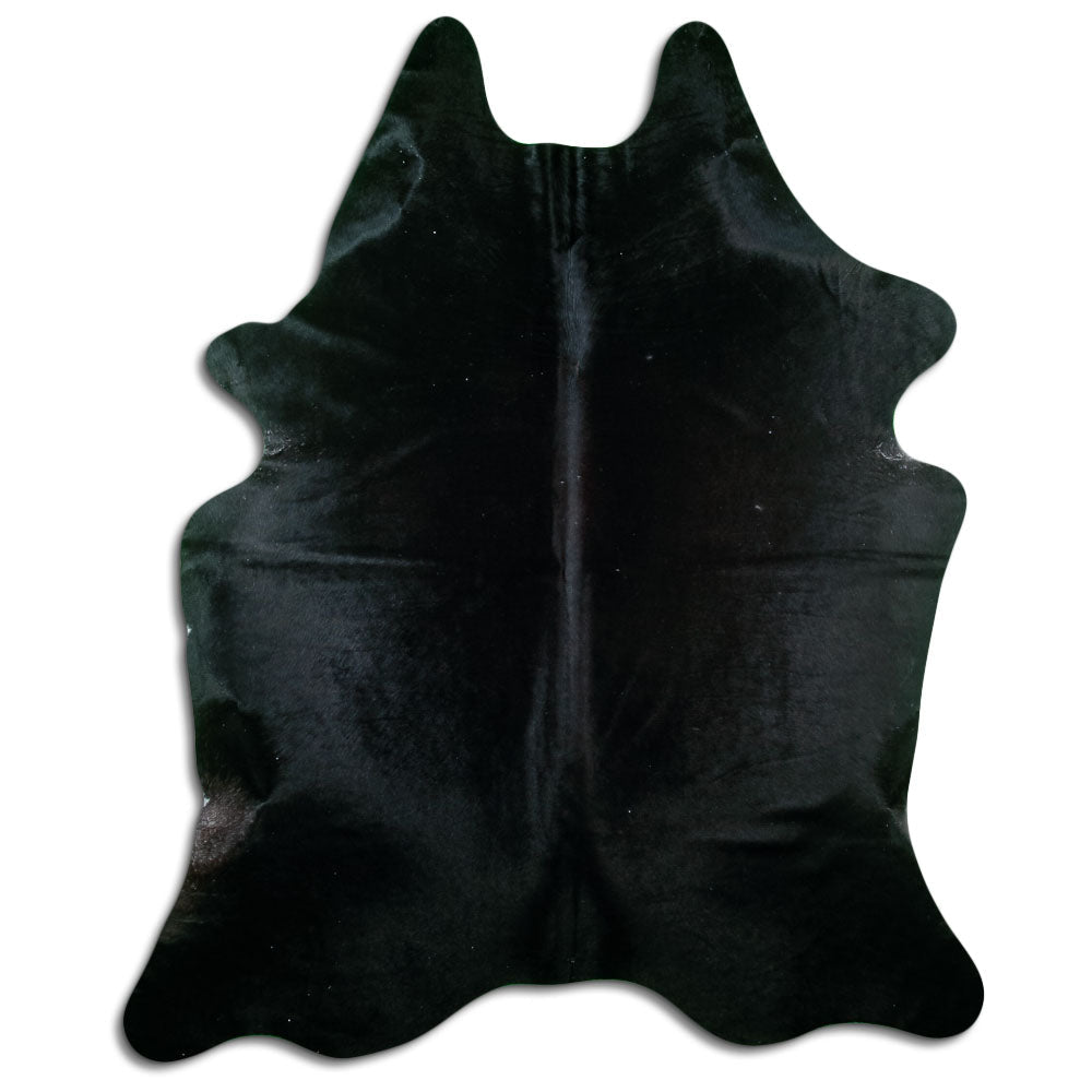 Covor din piele de vacă negru XL