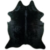 Covor din piele de vacă negru XL