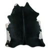 Covor din piele de vacă negru XL