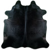 Covor din piele de vacă negru XL