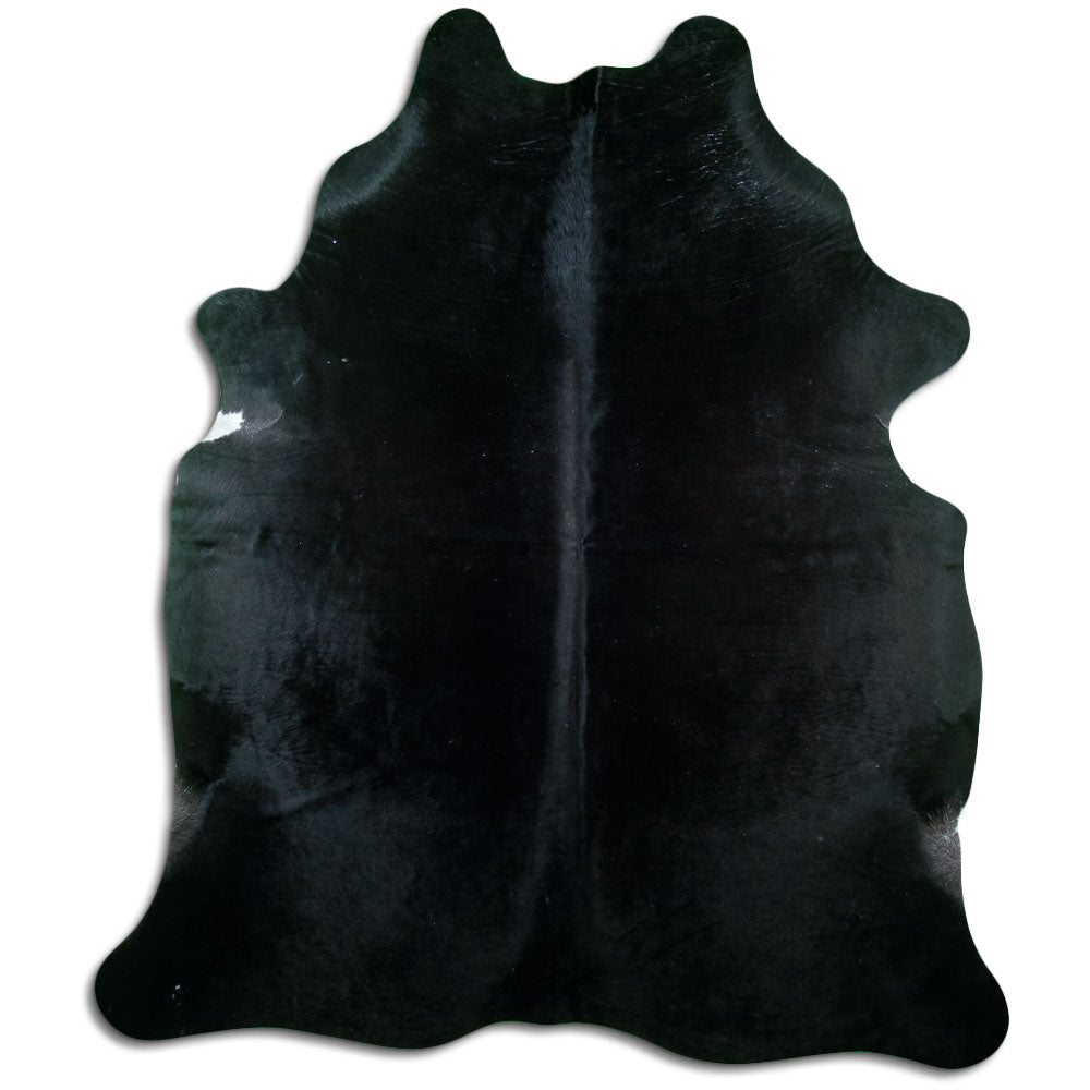 Covor din piele de vacă negru XL