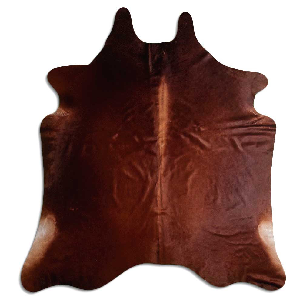 Covor din piele de vacă maro XL
