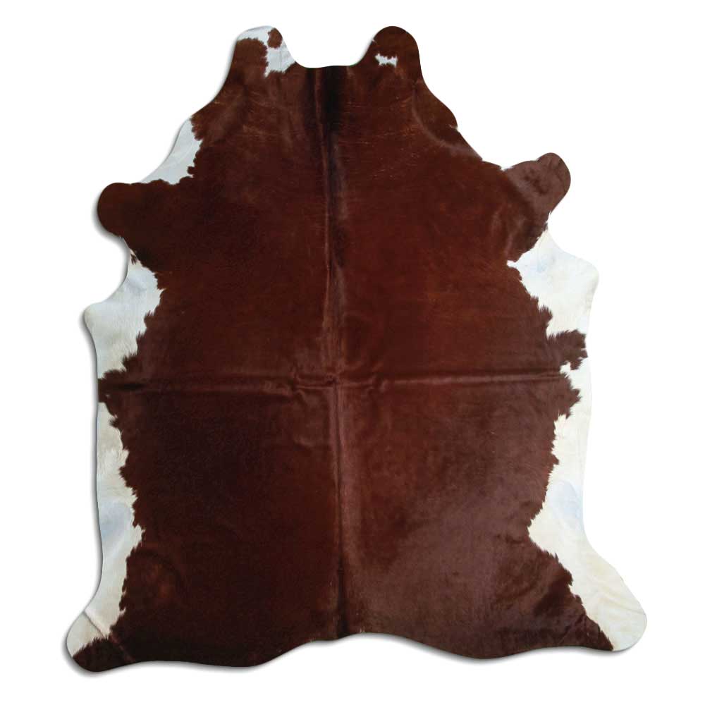 Covor din piele de vacă maro XL