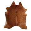 Covor din piele de vacă maro L