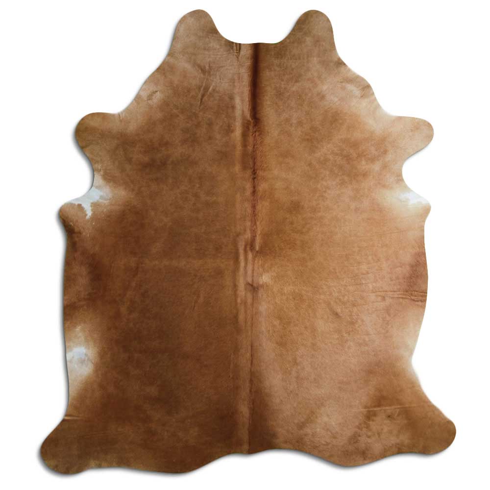 Covor din piele de vacă maro XL