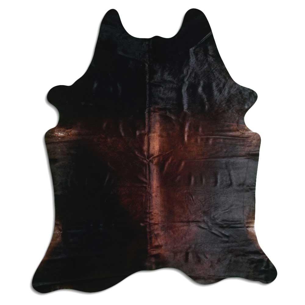 Covor din piele de vacă maro XXL
