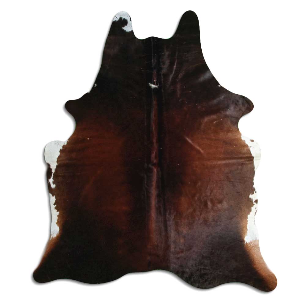 Covor din piele de vacă maro XL