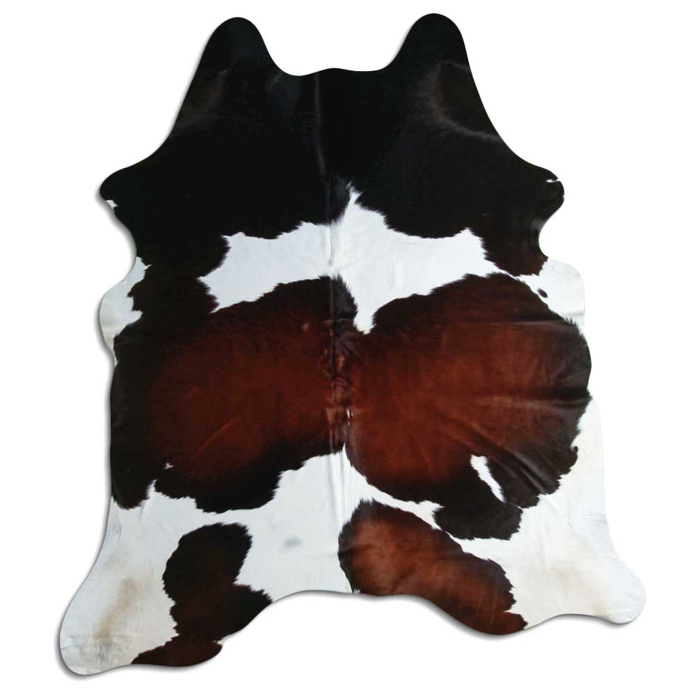 Covor din piele de vacă tricolor XL
