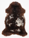 Covor din piele de oaie multicolor L