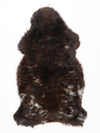 Covor din piele de oaie multicolor L