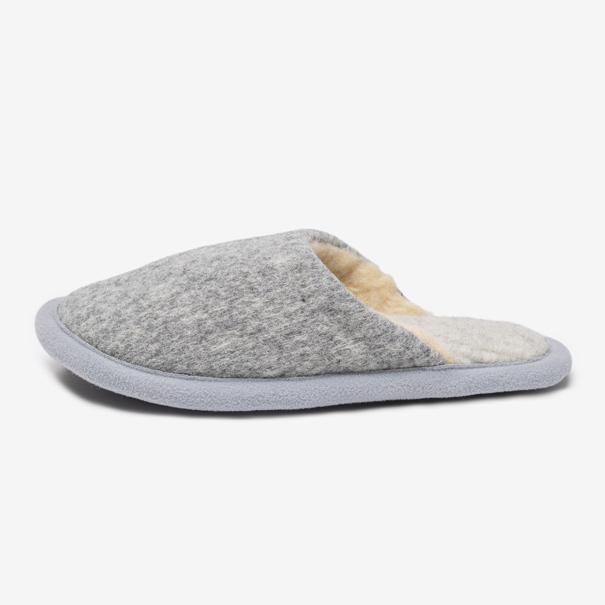 Merino wool slippers Marble