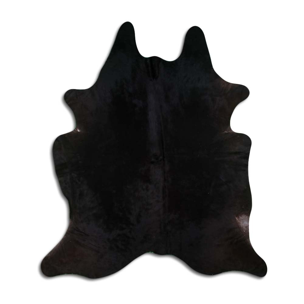 Covor din piele de vacă negru XL
