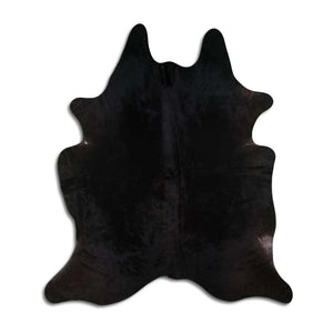 Covor din piele de vacă negru XL