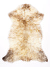 Covor din piele de oaie multicolor L